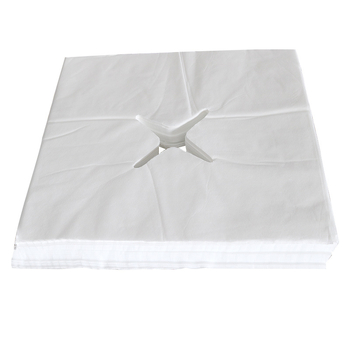 Vienkartinis sterilus nepluošto poliesterio rankšluostis masažo lovai, 150D siūlai, paprastas audimas