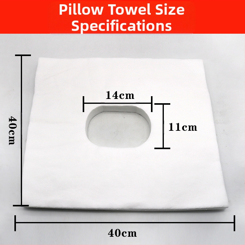 Vienkartinis sterilus nepluošto poliesterio rankšluostis masažo lovai, 150D siūlai, paprastas audimas