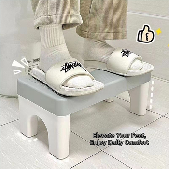 Офис подложка за крак - модерен пластмасов дизайн, пълнеж Cloud Branch, електрическа функция