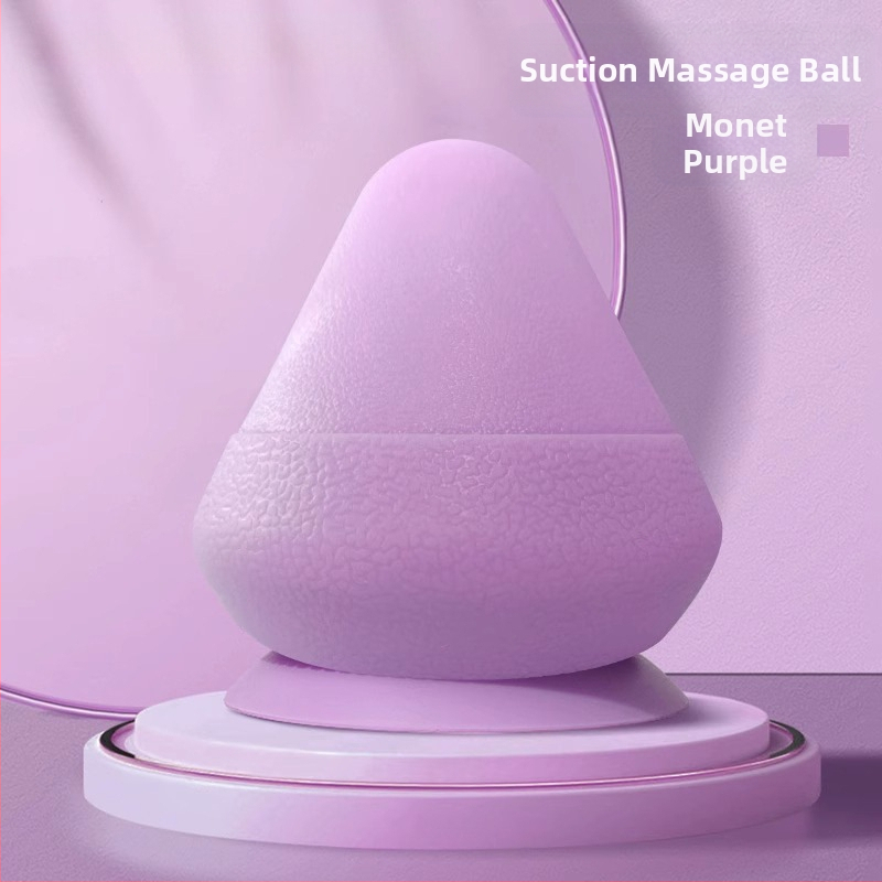 Rankinis fascijos/meridianų masažo kamuolys — silikonas, Chengkai, skirtas sveikam masažui ir kojų, kaklo, nugaros bei juosmens raumenų atsipalaidavimui.