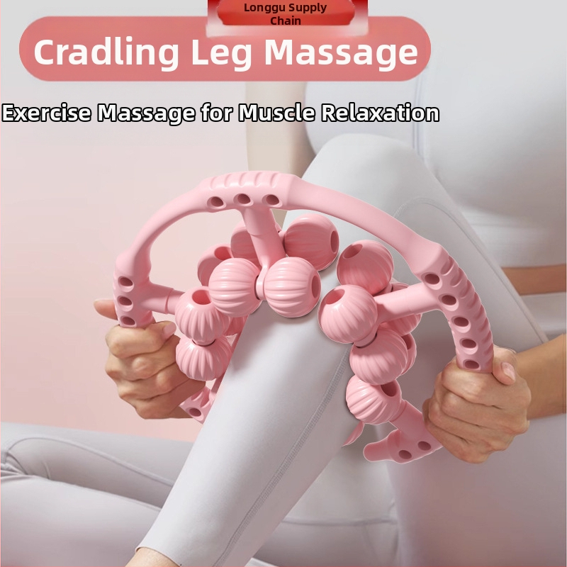 TT-2302 masažer za noge — prstenasti valjak sa 20 kuglica za bedra i listove mišiće, USB napajanje, mehaničko upravljanje