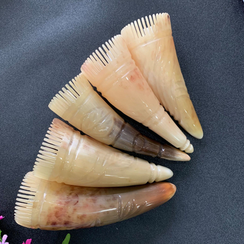 Масажен гребен за коса от рог с остри върхове, марка Weida, подходящ за здравословен масаж на скалпа