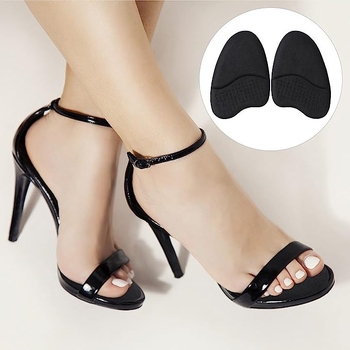 Gēla priekšējās pēdas daļas paliktnis papēžu kurpēm - neatklājams pašlīmējošs puspaliktnis, pretslīd, triecienu absorbēšana