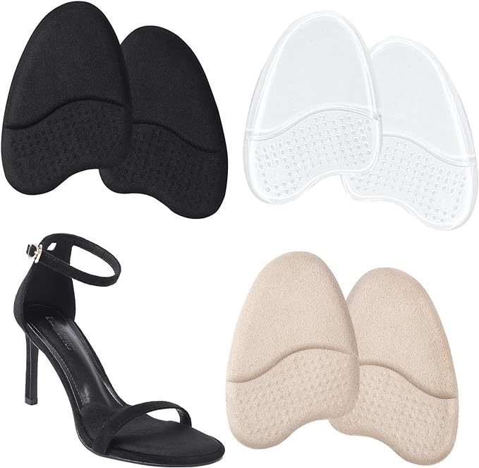 Gēla priekšējās pēdas daļas paliktnis papēžu kurpēm - neatklājams pašlīmējošs puspaliktnis, pretslīd, triecienu absorbēšana