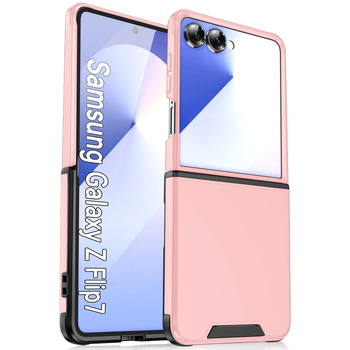 Husă spate pentru Samsung Z Flip7/6/5, material PC, turnare prin injecție, protecție anti-cădere