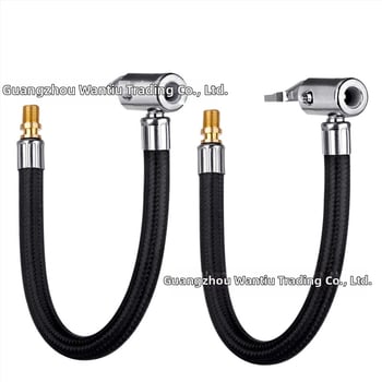 Transporto priemonės oro pūstuvas su pratęsiama žarna, variniu jungtimi ir metalo pūtimo galvute, vieno cilindro, 180W, 50 L/min, tinkamas automobiliui, dviraciui ir motociklui