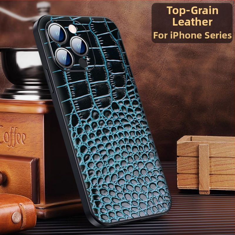 Kožené puzdro pre iPhone 15, 15 Pro, 15 Plus a 15 Pro Max, ochrana proti pádu, obchodný štýl