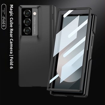 GKK husă Samsung Z Fold6 pentru camera din spate, balama magnetică, finisaj mat, rezistentă la căderi, acoperire totală