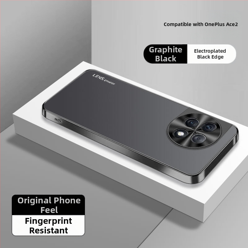 OnePlus 12/11 sērijas aizsargkorpuss, akrila materiāls, elektroplēta rāmis, pilns pārklājums, izturīgs pret kritieniem, pret pirkstu nospiedumiem