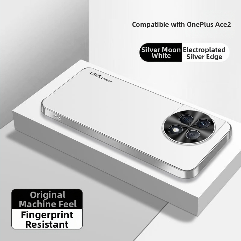 OnePlus 12/11 sērijas aizsargkorpuss, akrila materiāls, elektroplēta rāmis, pilns pārklājums, izturīgs pret kritieniem, pret pirkstu nospiedumiem