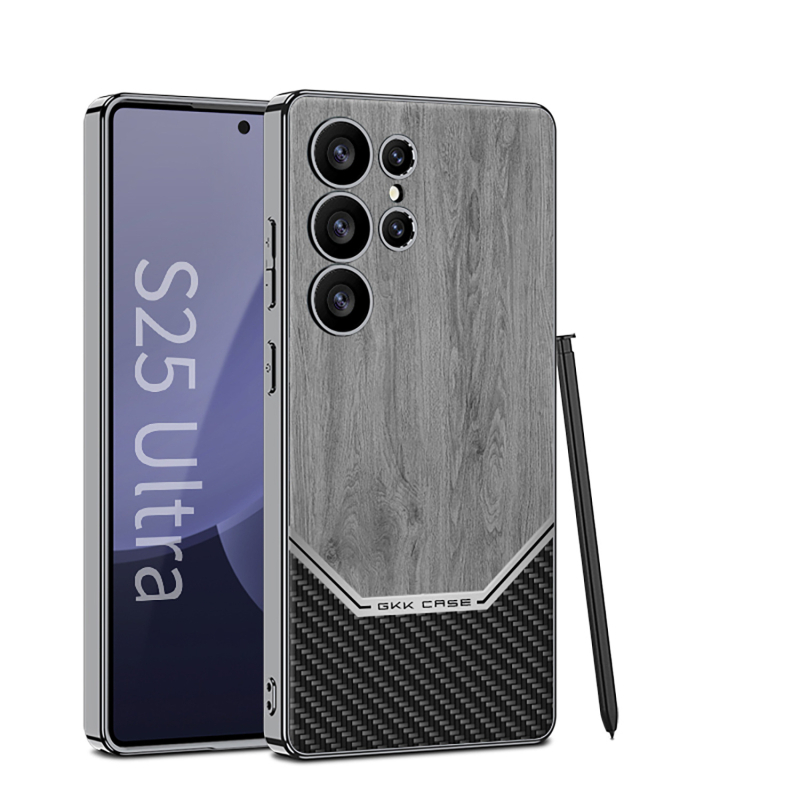 Samsung S25 Ultra / S24 Ultra tālruņa korpuss — mīksts korpuss, minimālistisks stils, matēta virsma, pilna aizsardzība pret kritieniem, PC materiāls