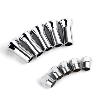 YINCHUANG Αλουμινένιο κάλυμμα βαλβίδας για χωρίς σωλήνα TR413C/TR414AC, Snap-on, εγκατάσταση με βίδωμα, 8v1 παγκόσμια συμβατότητα