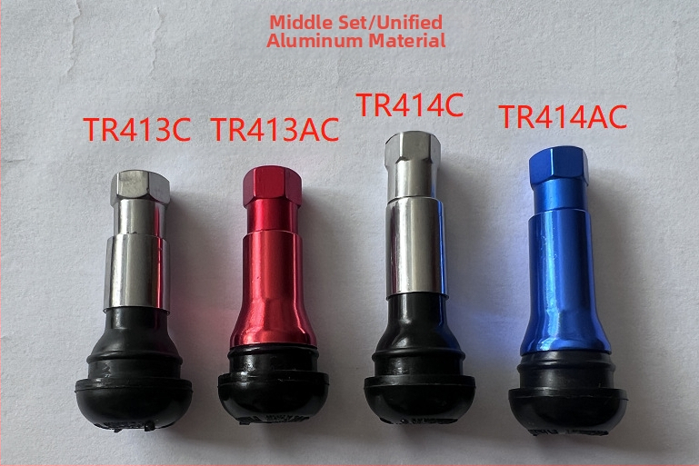 YINCHUANG Αλουμινένιο κάλυμμα βαλβίδας για χωρίς σωλήνα TR413C/TR414AC, Snap-on, εγκατάσταση με βίδωμα, 8v1 παγκόσμια συμβατότητα