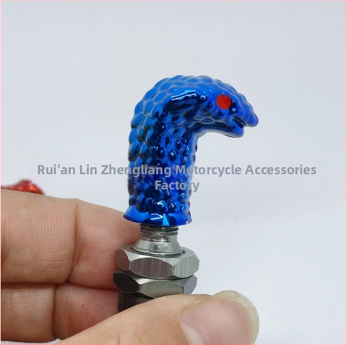 Капачка на вентил за гуми – змиевидна глава, медна сърцевина, гумена серия, резбово монтиране, обикновена сърцевина, универсална съвместимост