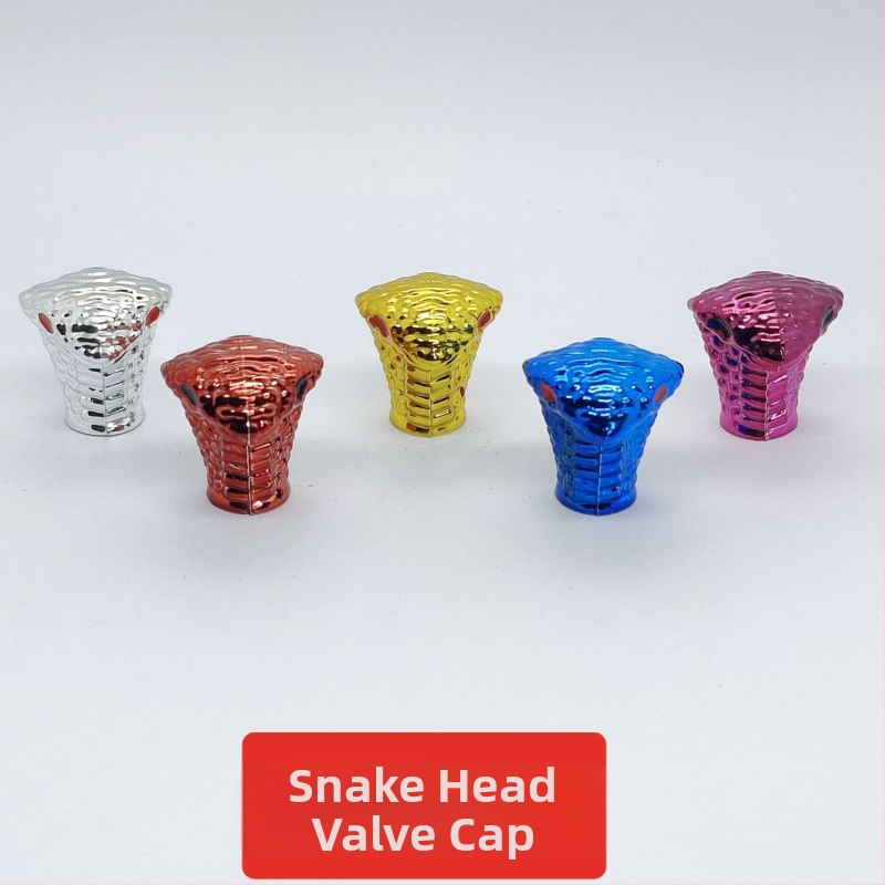 Капачка на вентил за гуми – змиевидна глава, медна сърцевина, гумена серия, резбово монтиране, обикновена сърцевина, универсална съвместимост