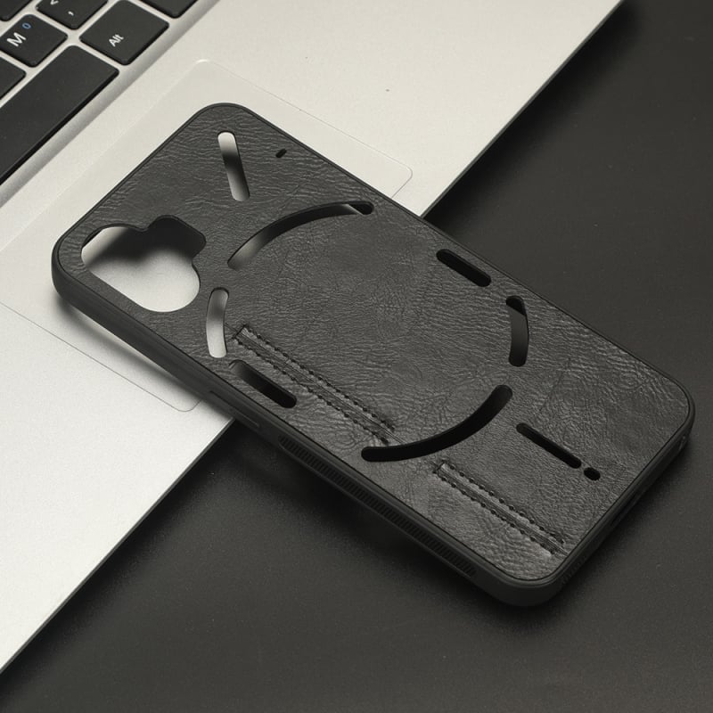 Zadné puzdro pre Nothing Phone 2, PU+PC materiál, vintage štýl s retro kravím vzorom, lisovaná výroba, možnosť prispôsobenia