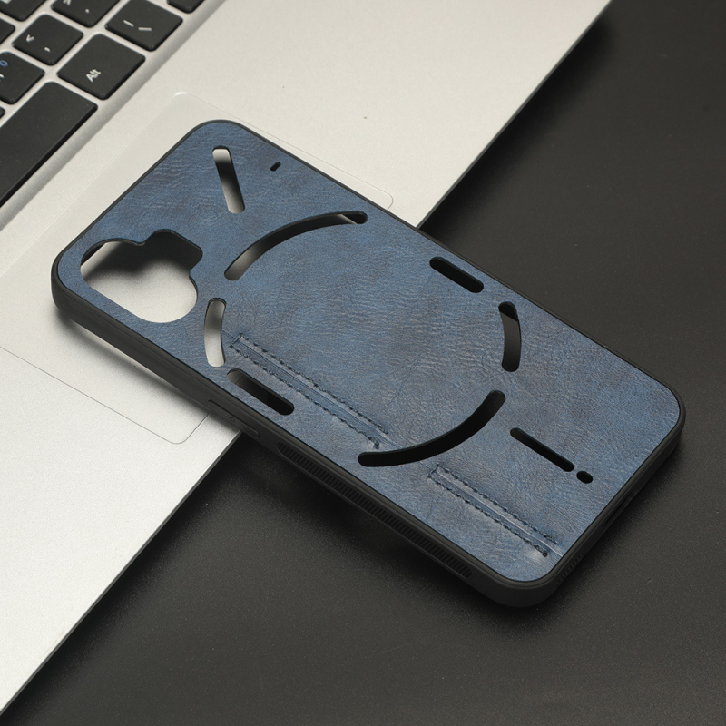 Zadné puzdro pre Nothing Phone 2, PU+PC materiál, vintage štýl s retro kravím vzorom, lisovaná výroba, možnosť prispôsobenia