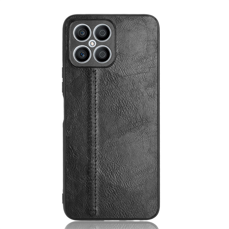 iFace Super tālruņa korpuss – govs raksts, TPU + āda, frēzēšana, pielāgojama, šoksizturīga aizsardzība, der Huawei/Honor X9A, X8, Y71 un Huawei Nova Y90