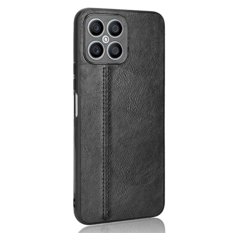 iFace Super tālruņa korpuss – govs raksts, TPU + āda, frēzēšana, pielāgojama, šoksizturīga aizsardzība, der Huawei/Honor X9A, X8, Y71 un Huawei Nova Y90
