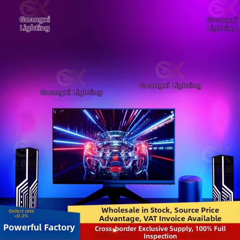 RGB атмосфера лампа за спалня и бюро, киберпънк стил, USB захранване, APP управление