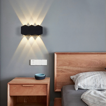 Išorinė LED dviejų galvų sieninė lempa, atspari vandeniui IP65, aliuminio korpusas, 220V, modelis 1083