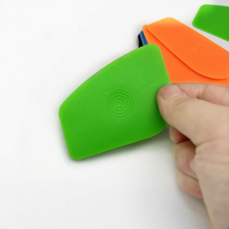 DC001 пластмасова плоска лопатка за разглобяване с две плоски крайчета за телекомуникационни устройства