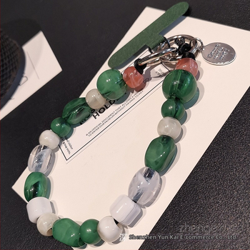 Sieviešu telefona kaklarota ar pērlītēm, rokdarbs, daudzfunkcionāla, ģeometriskais dizains, zīmols Zhenge