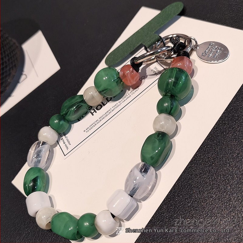 Sieviešu telefona kaklarota ar pērlītēm, rokdarbs, daudzfunkcionāla, ģeometriskais dizains, zīmols Zhenge