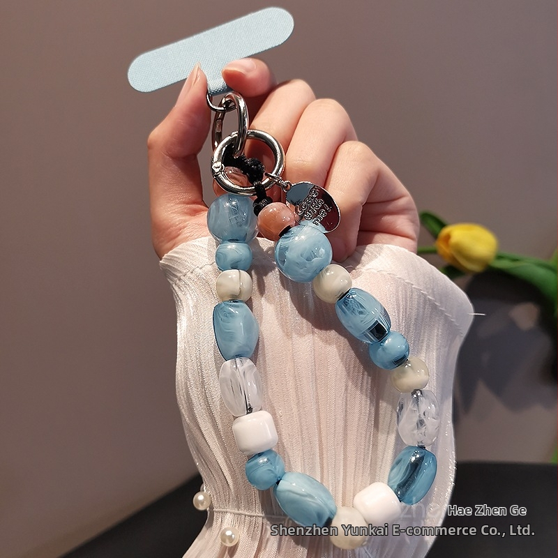 Sieviešu telefona kaklarota ar pērlītēm, rokdarbs, daudzfunkcionāla, ģeometriskais dizains, zīmols Zhenge