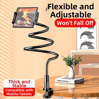 Нависаща стойка за телефон и таблет — метална конструкция, IP стил