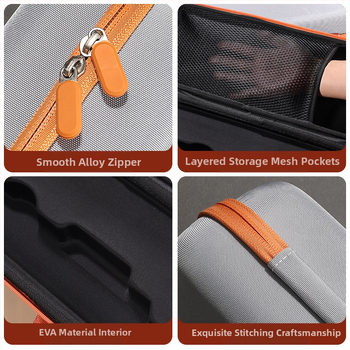 Твърд калъф за Dyson Airstrait HT01 сешоар, водоустойчив, цифрово съхранение, композитен материал