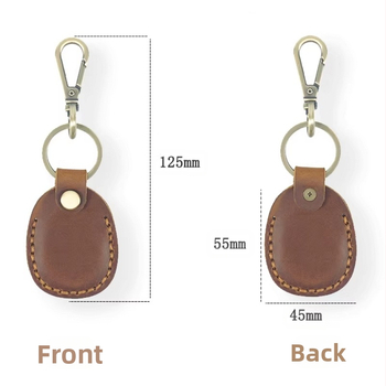 Retro PU odinis raktų pakabukas su kortų dublieriumi, universalus raktų kilpelė ir universalus kortų skaitytuvas, vidinė karvės odos apdaila