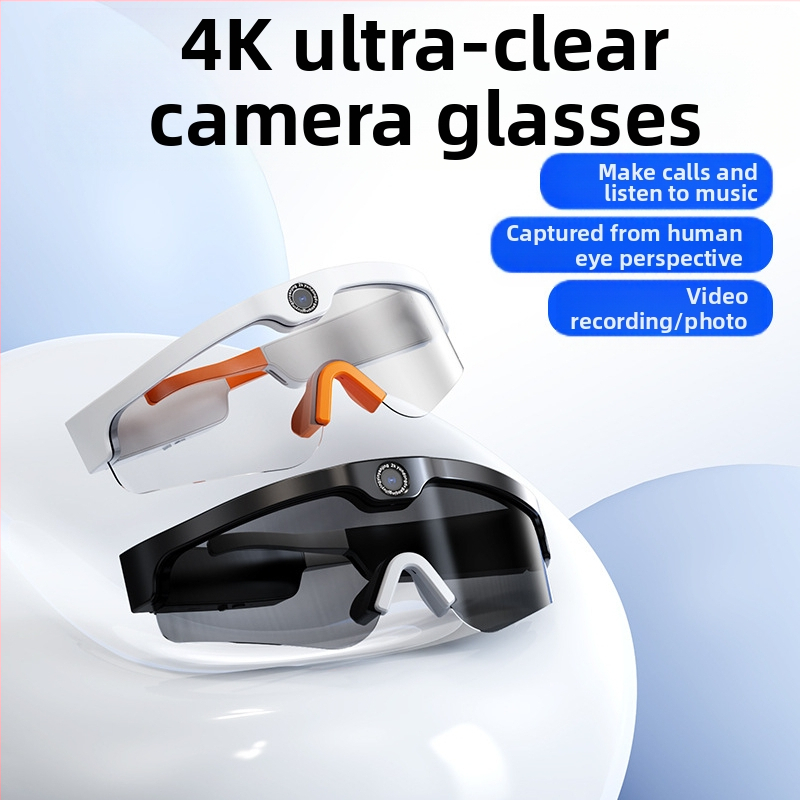 XV15 έξυπνα γυαλιά Bluetooth — κάμερα 8MP, μπαταρία 400mAh, στήριξη στο κεφάλι, κάρτα μνήμης 16–256GB, εμβέλεια Bluetooth 10m+