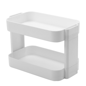 Ράφι Αποθήκευσης Γραφείου 3 Επιπέδων, Αναδιπλούμενο, Πολυλειτουργικό, Πλαστικό (Χωρίς Συναρμολόγηση)