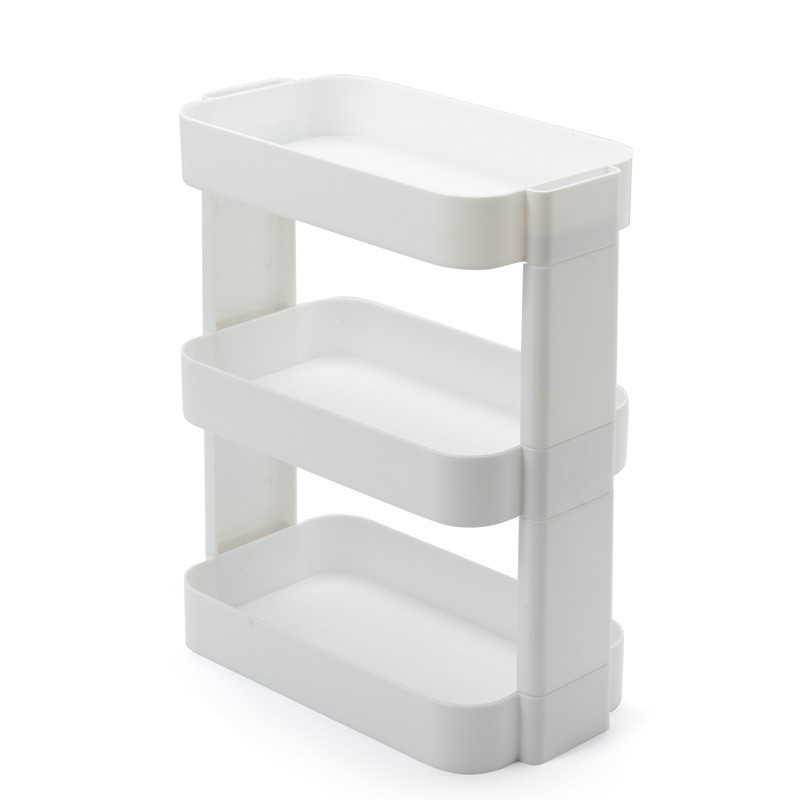 3‑stupanjski stolni spremnik za pohranu, sklopiv, višenamjenski, plastični (bez montaže)