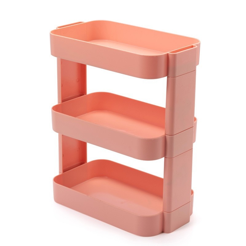 3‑stupanjski stolni spremnik za pohranu, sklopiv, višenamjenski, plastični (bez montaže)