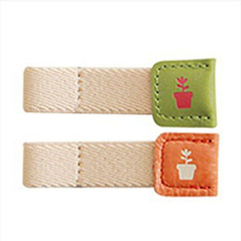 Кожен клип за навиване на кабели – карикатурен стил, съвместим с кабели за данни и слушалки, модел xy-061204