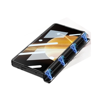 Huawei Honor MagicV3 tālruņa korpuss ar ultra-plānu atbalstu un magnētisko šarnīru, pilns pārklājums, matēts PC materiāls, kritienu aizsardzība