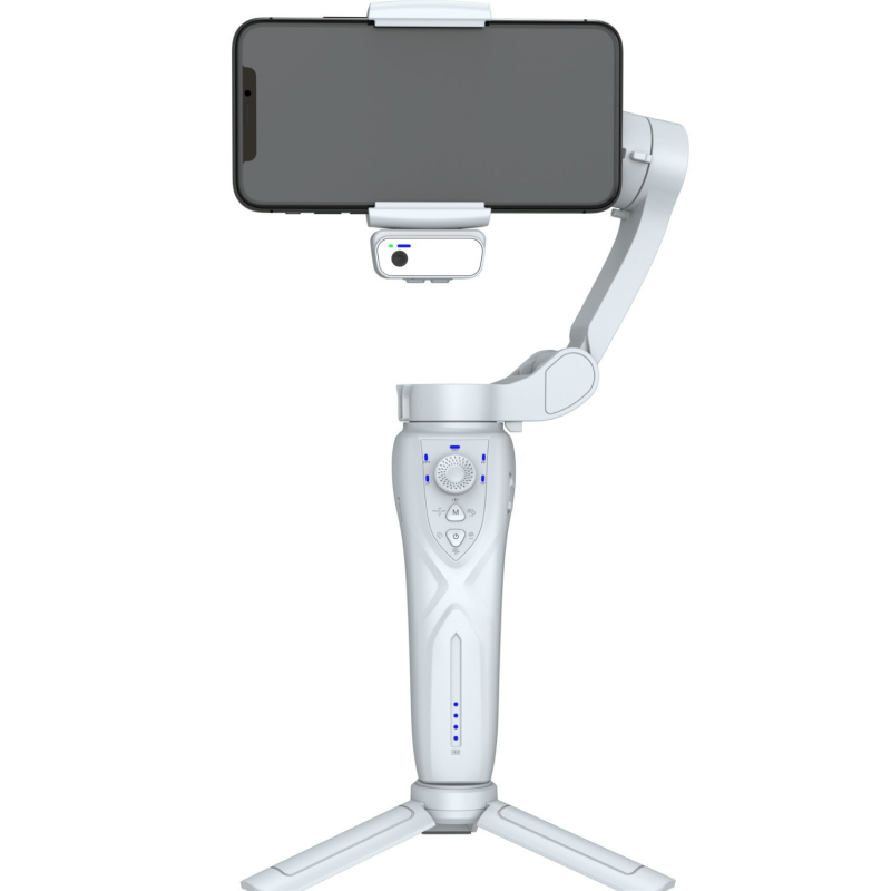 Σταθεροποιητής κινητού με AI παρακολούθηση προσώπου, τριών αξόνων φορητός γιμπάλ, με δυνατότητα Bluetooth