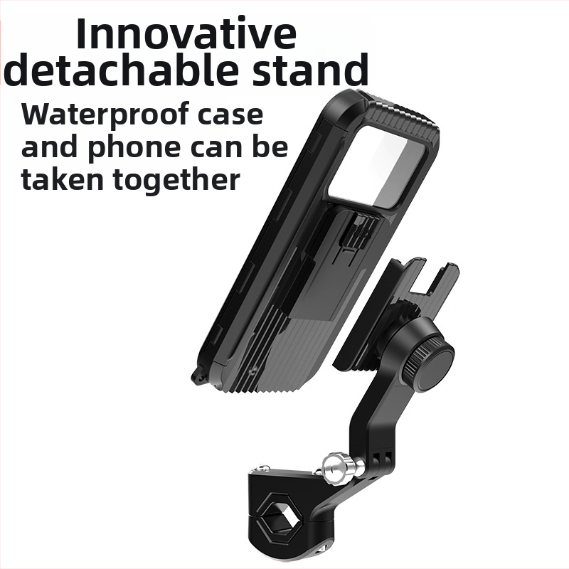 Road Myers nepremokavý držiak telefónu na bicykel, motorku a elektrické vozidlo; Materiál: plast; Univerzálna kompatibilita s mobilnými telefónmi; Možnosť vlastnej značky