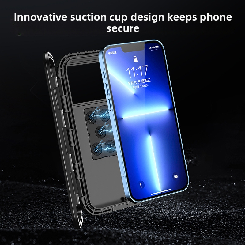 Road Myers nepremokavý držiak telefónu na bicykel, motorku a elektrické vozidlo; Materiál: plast; Univerzálna kompatibilita s mobilnými telefónmi; Možnosť vlastnej značky