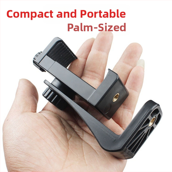 ijm Регулируем завъртащ се държач за всички смартфони, 1/4-инчов монтаж, пластмасова конструкция