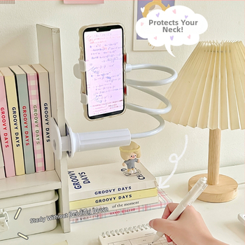 Телефонен държач за ръба на масата, регулируем, универсален, пластмасов