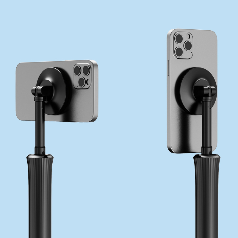 Μίνι selfie stick με τρίποδο, περιστροφή 360°, φορητός σχεδιασμός για ταξίδια, κατασκευή από πλαστικό, χωρίς τηλεχειριστήριο