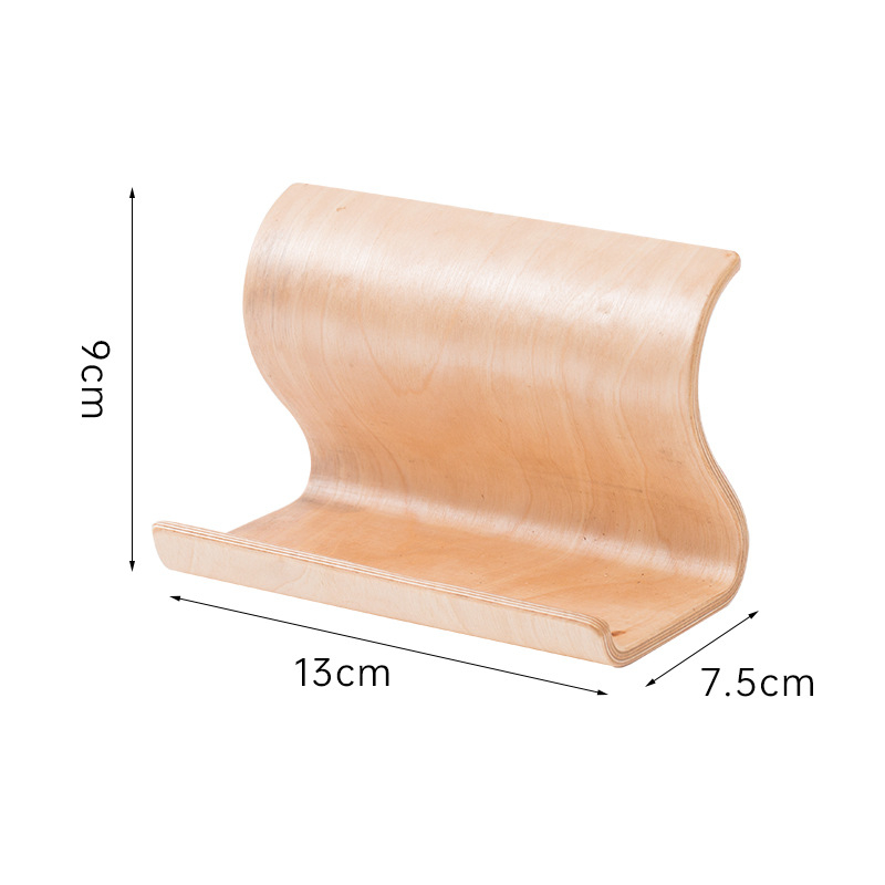 Tömörfa állvány iPhone 16 Pro Max-hoz, univerzális, ütésálló