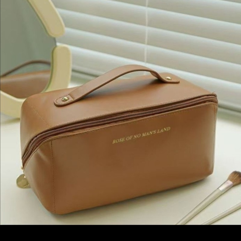 Γυναικεία τσάντα καλλυντικών με μεγάλη χωρητικότητα για ταξίδια, φορητή θήκη καλλυντικών