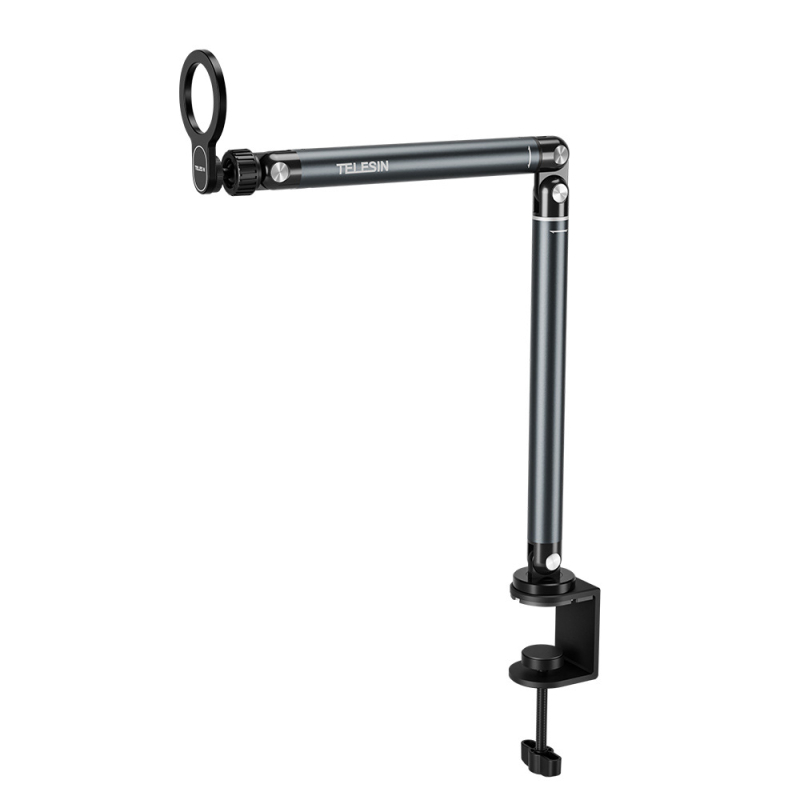 TELESIN Podstavec na telefón pre živé vysielanie s MagSafe — magnetická svorka, hliníková zliatina, univerzálny dizajn