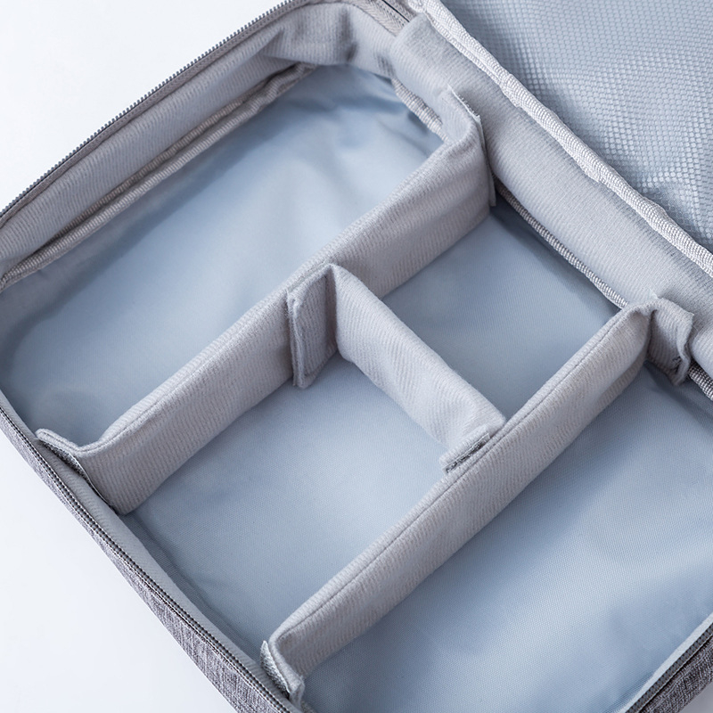 Hansihui H3250 Kocka alakú kábel organizer – többfunkciós tároló táska belső és kültéri használatra, utazáshoz, irodához, hálószobához és nappalihoz