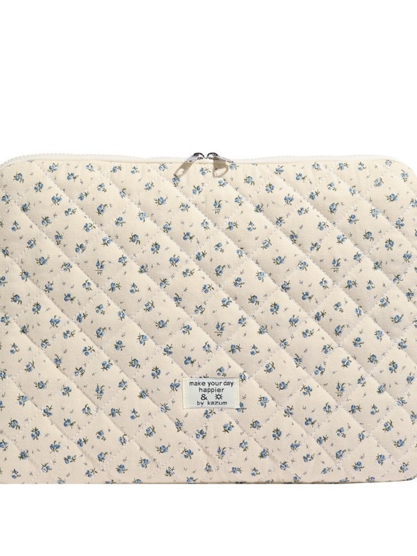 Planšetiniam kompiuteriui apsauginė dėklas su gėlių raštu, medvilnė išorė, poliesterio pamušalas