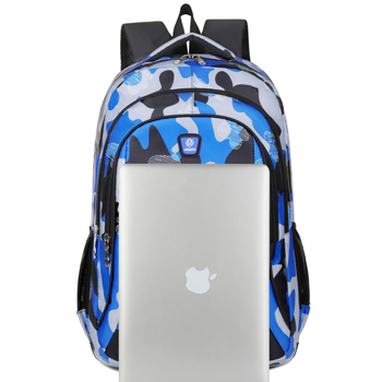 Unisex σακίδιο για ταξίδια, νάιλον, γεωμετρικό μοτίο, χωρητικότητα 20–35 L, πολυεστερική επένδυση, καμπύλο λουρί ώμου